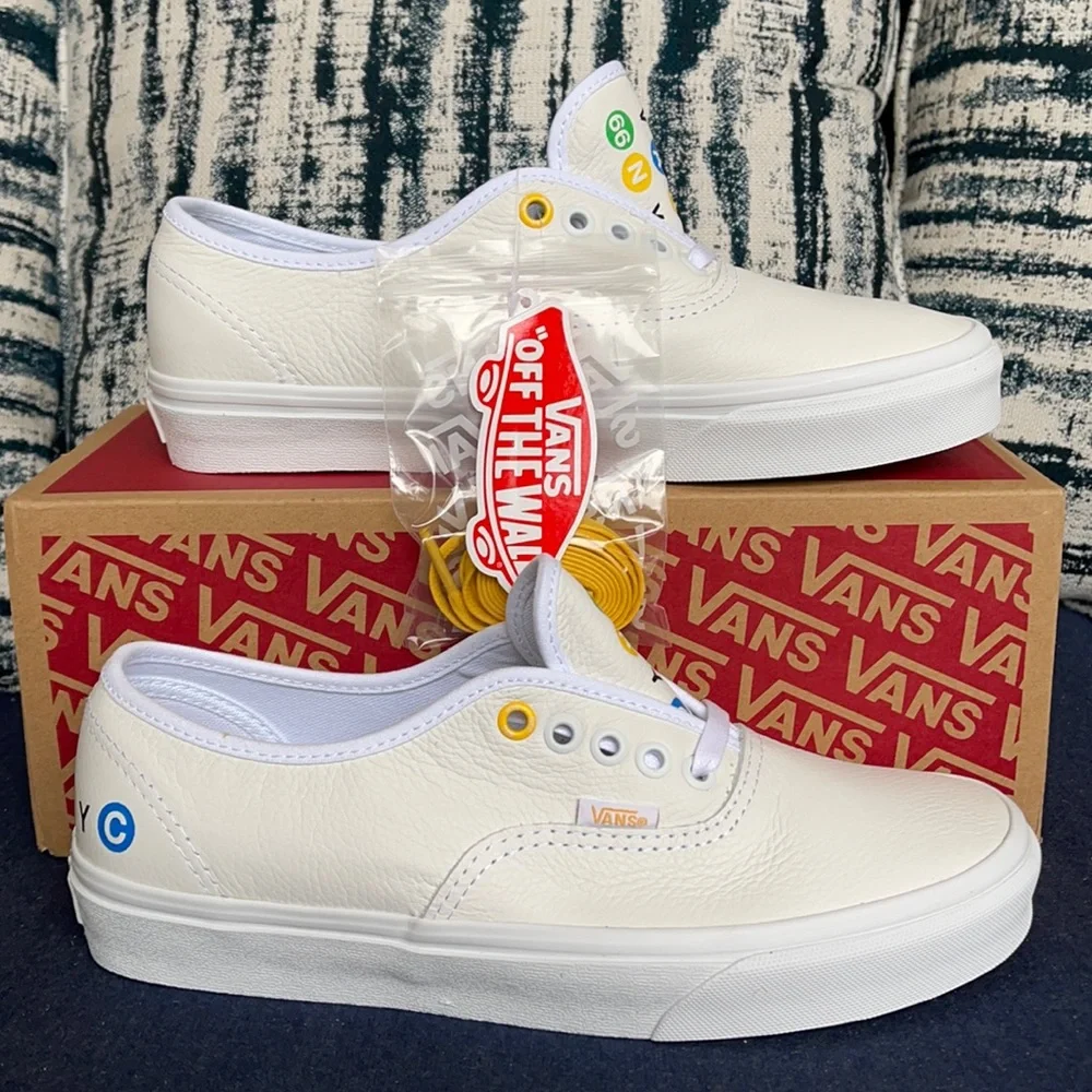 Vans Authentic NYC True White/True White WMNS - Picture 1 of 16